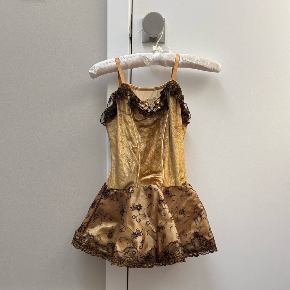 Revolution Girls Dance Costume - gold